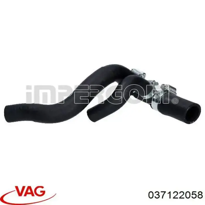 Патрубок системи охолодження VAG 037122058