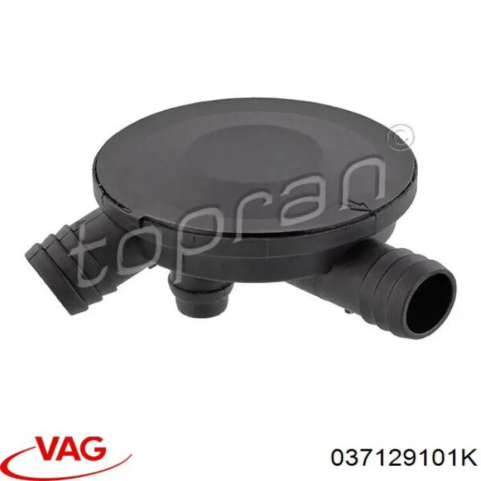 037129101K VAG клапан pcv (вентиляції картерних газів)