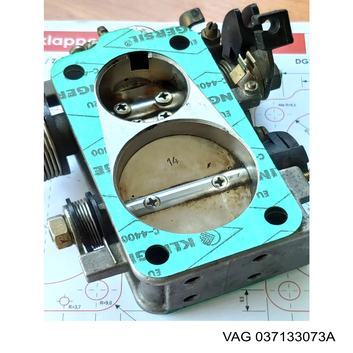 Прокладка дросельної заслінки VAG 037133073A ціна, від 1.94 USD