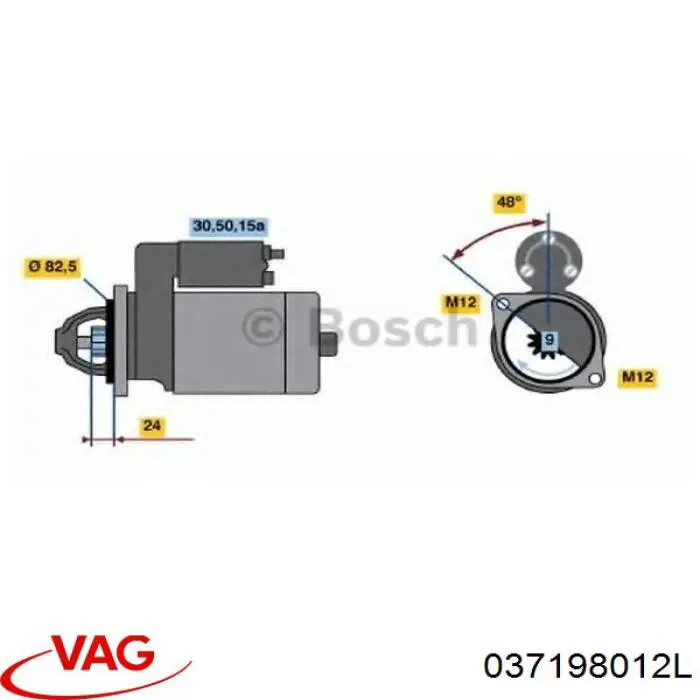 037198012L VAG комплект прокладок двигуна, верхній