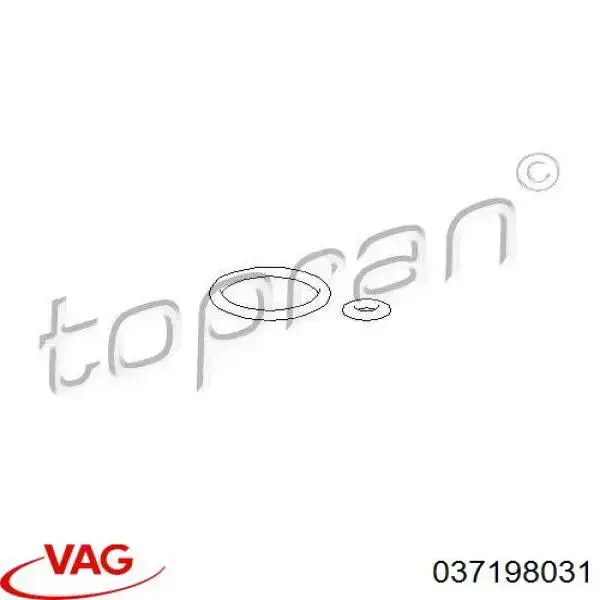 Прокладка регулятора тиску паливної рейки VAG 037198031 ціна, від 1.99 USD