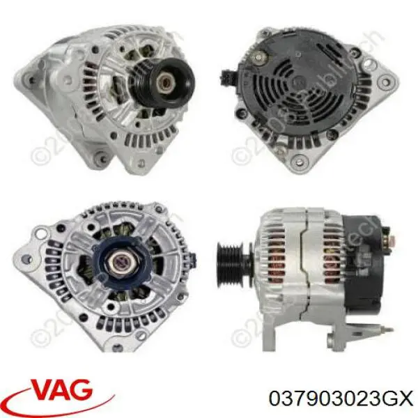 Генератор VAG 037903023GX ціна, від 46.80 USD