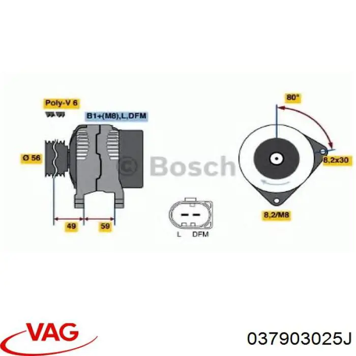 Генератор Delco Remy RAA23741 ціна, від 134.90 USD