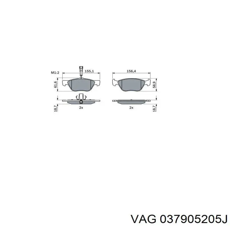 Розподільник запалювання (трамблер) 037905237AV VAG