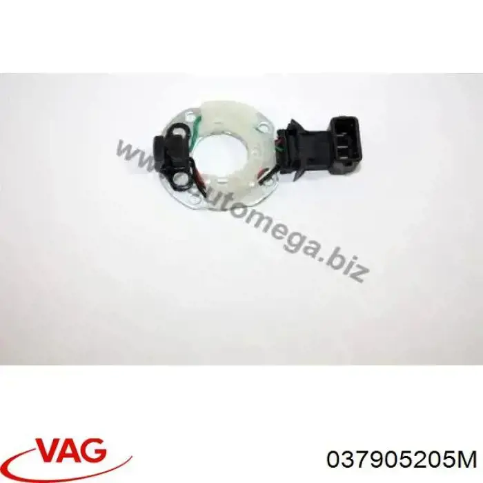 Розподільник запалювання (трамблер) 037905237CX VAG