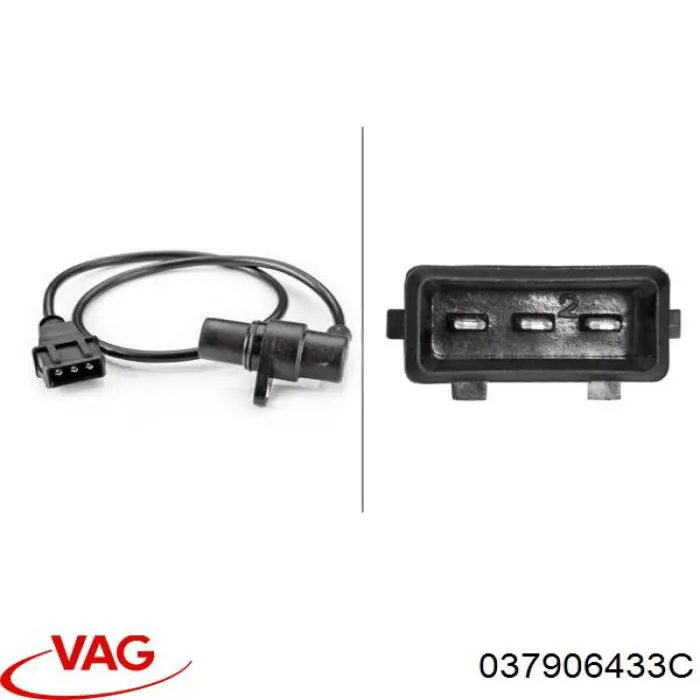 Датчик положення колінвала VAG 037906433C
