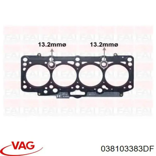 Купити 038103383DF VAG Прокладка ГБЦ