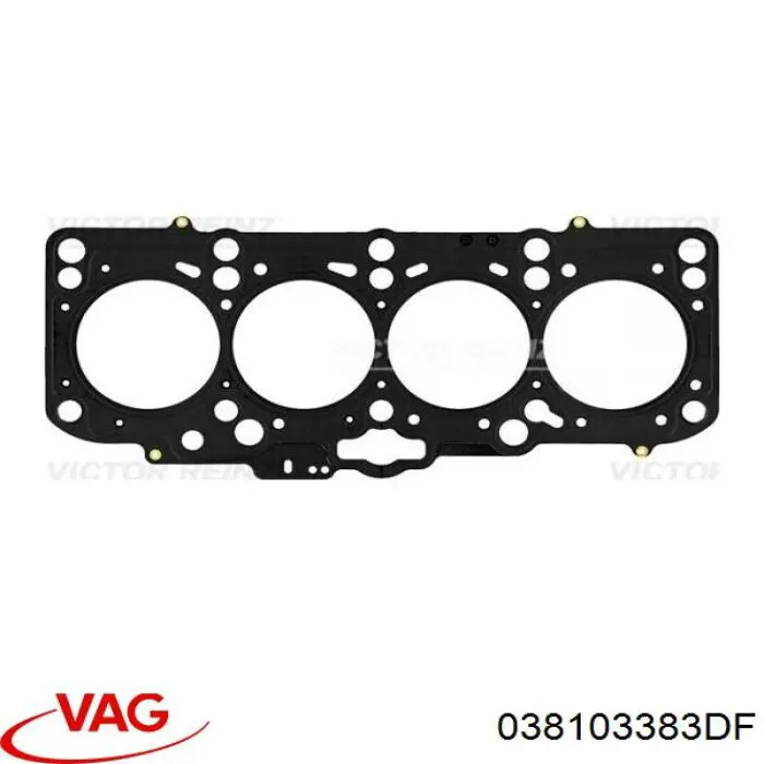 Прокладка ГБЦ 038103383DF VAG