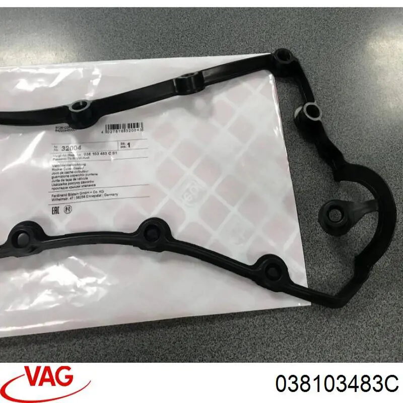Прокладка клапанної кришки двигуна VAG 038103483C ціна, від 8.85 USD