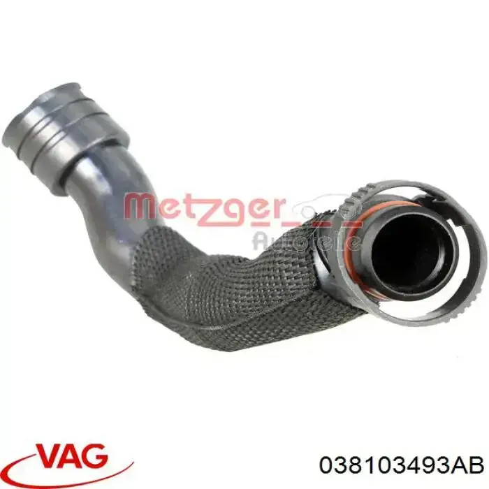 Трубка картера повітряна VAG 038103493AB ціна, від 14.30 USD