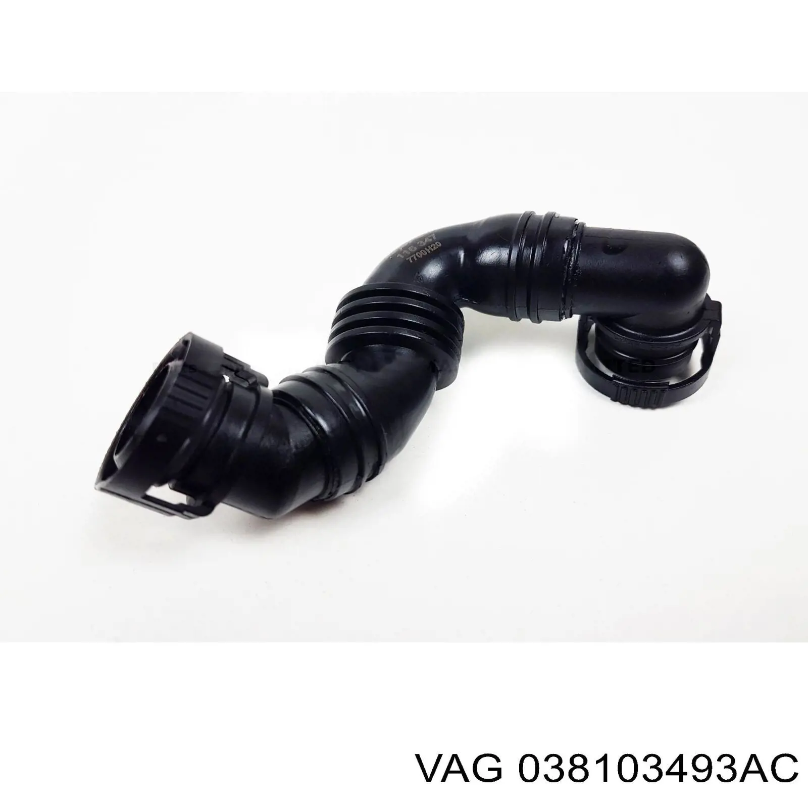 Трубка картера повітряна VAG 038103493AC ціна, від 12.22 USD