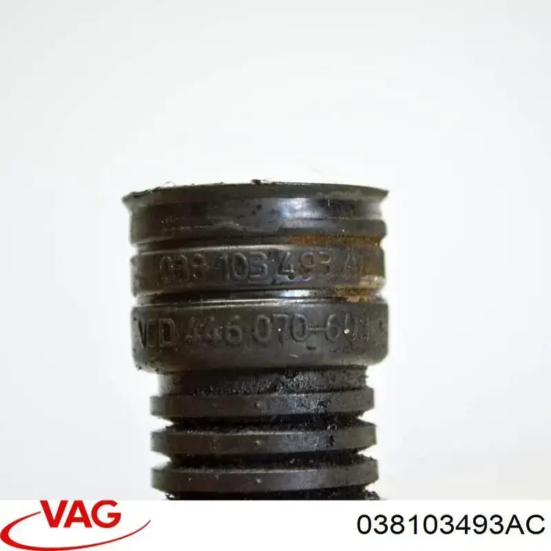 038103493AC VAG Шланг повітряний вентиляції картера