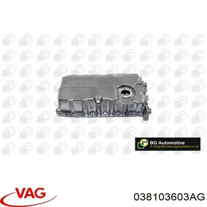 Піддон двигуна VAG 038103603AG ціна, від 44.00 USD