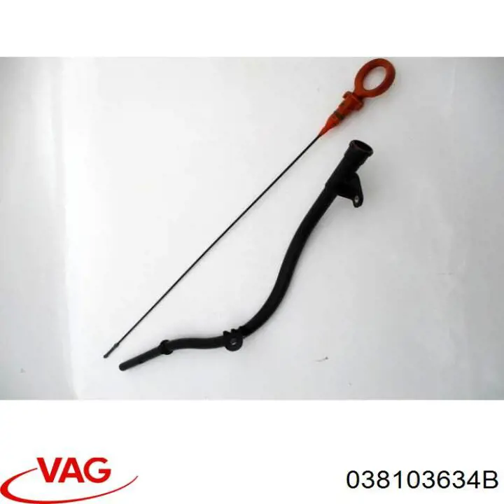 Купити 038103634B VAG Направляюча щупа-індикатора рівня масла в двигуні