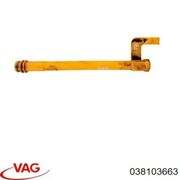 038103663 VAG направляюча щупа-індикатора рівня масла в двигуні