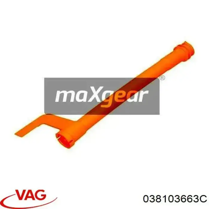 038103663C VAG Направляюча щупа-індикатора рівня масла в двигуні