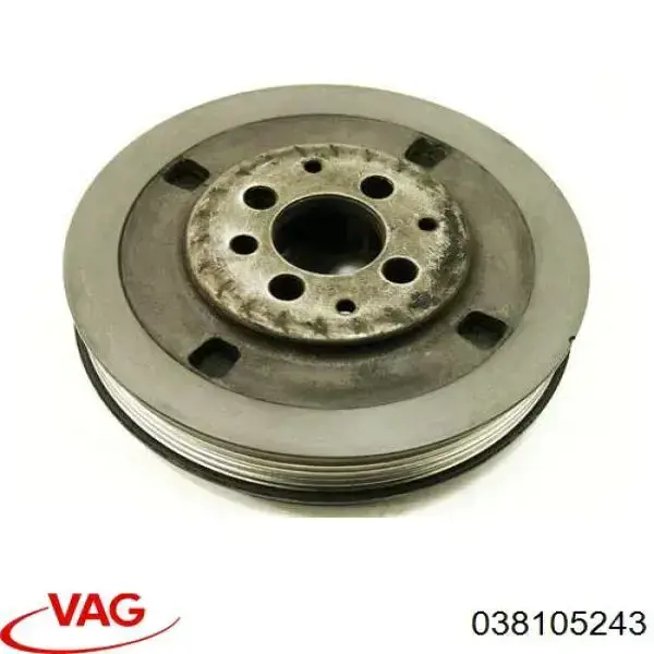 Демпферний шків колінвала VAG 038105243