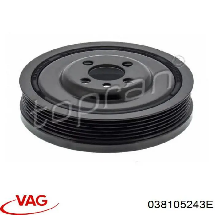 Шків колінвала (демпфер ) VAG 038105243E ціна, від 12.67 USD