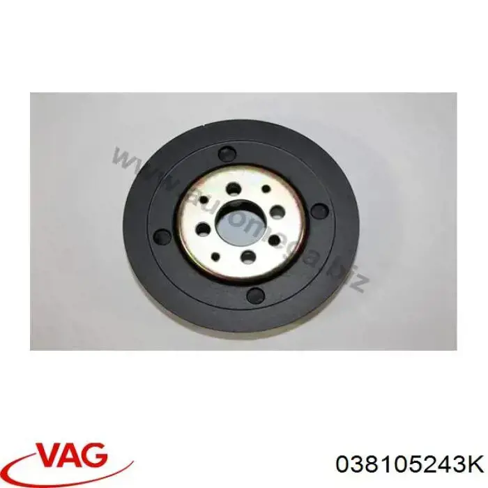 Купити 038105243K VAG Шків колінчастого вала