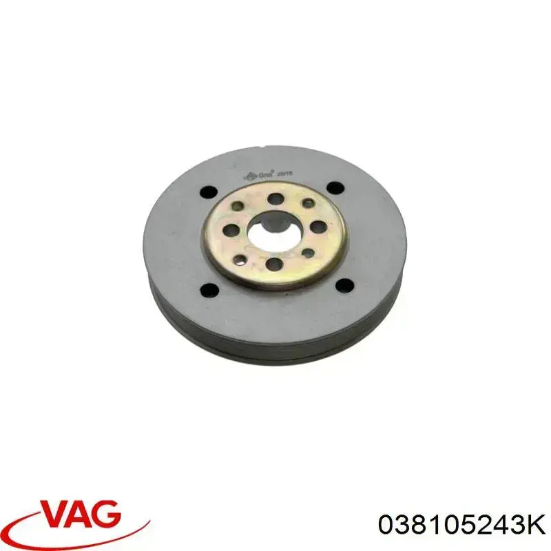 Шків колінвала (демпфер ) VAG 038105243K ціна, від 22.80 USD