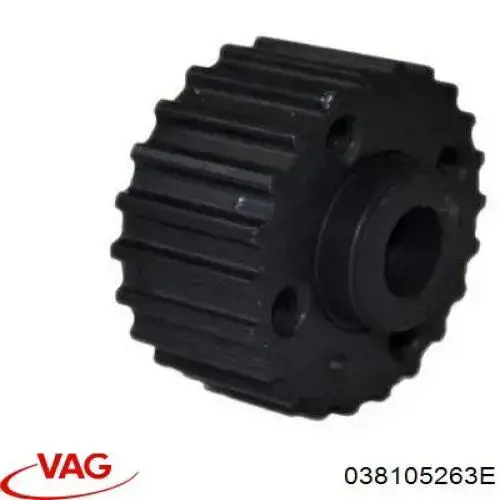 Зірка-шестерня приводу коленвалу двигуна 038105263C VAG