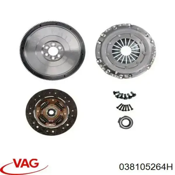 Купити 038105264H VAG Маховик із зубчастим ободом в зборі