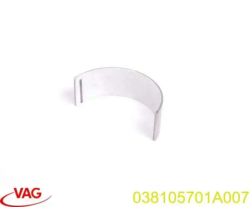 Купити 038105701A007 VAG Вкладиші коленвала шатунні