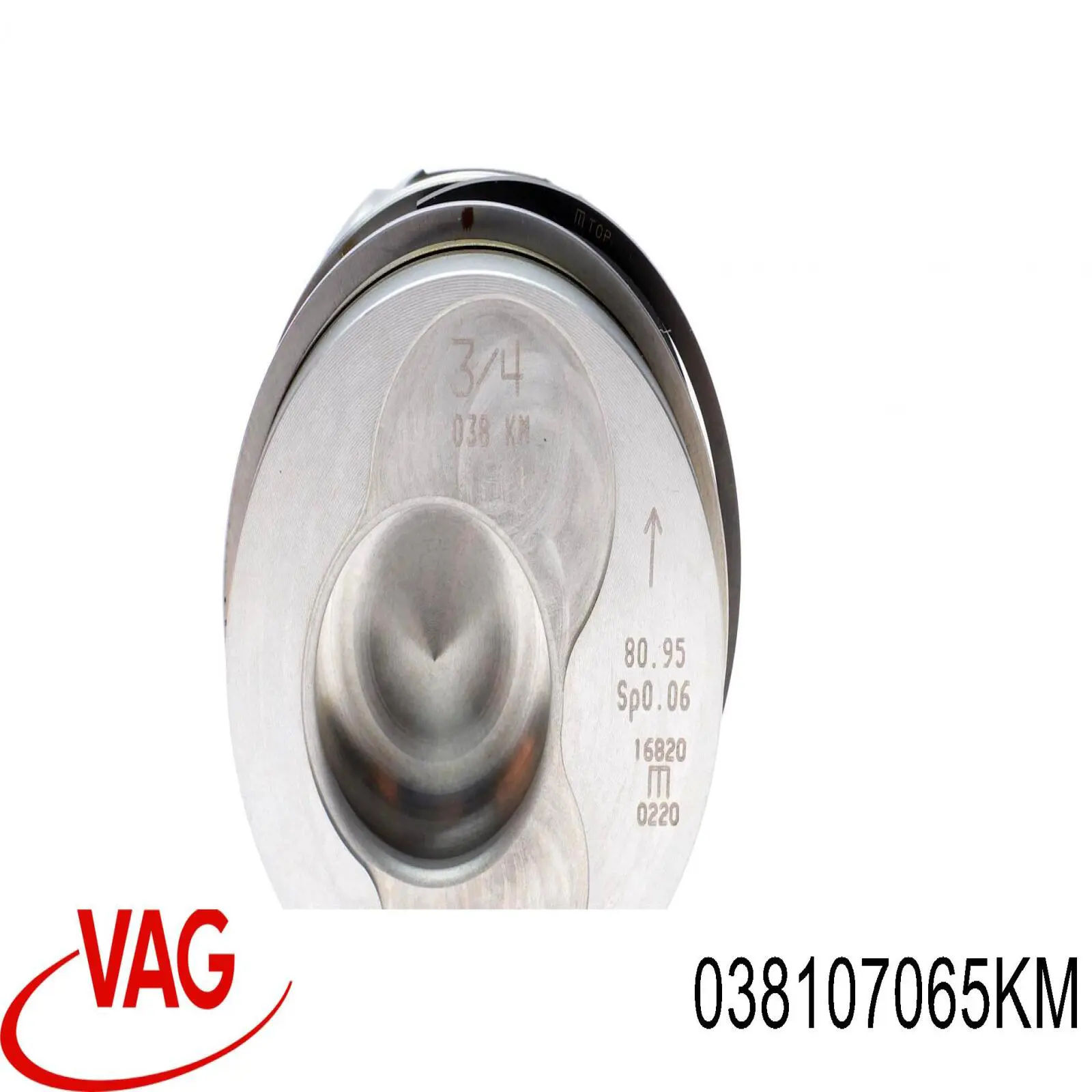 Поршень в зборі VAG 038107065KM ціна, від 122.80 USD