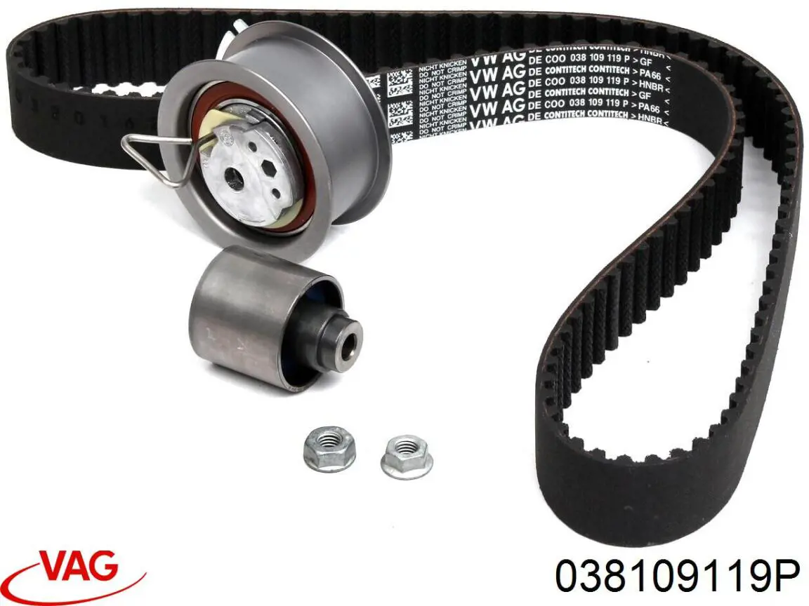 Зубчастий ремінь VAG 038109119P ціна, від 37.10 USD