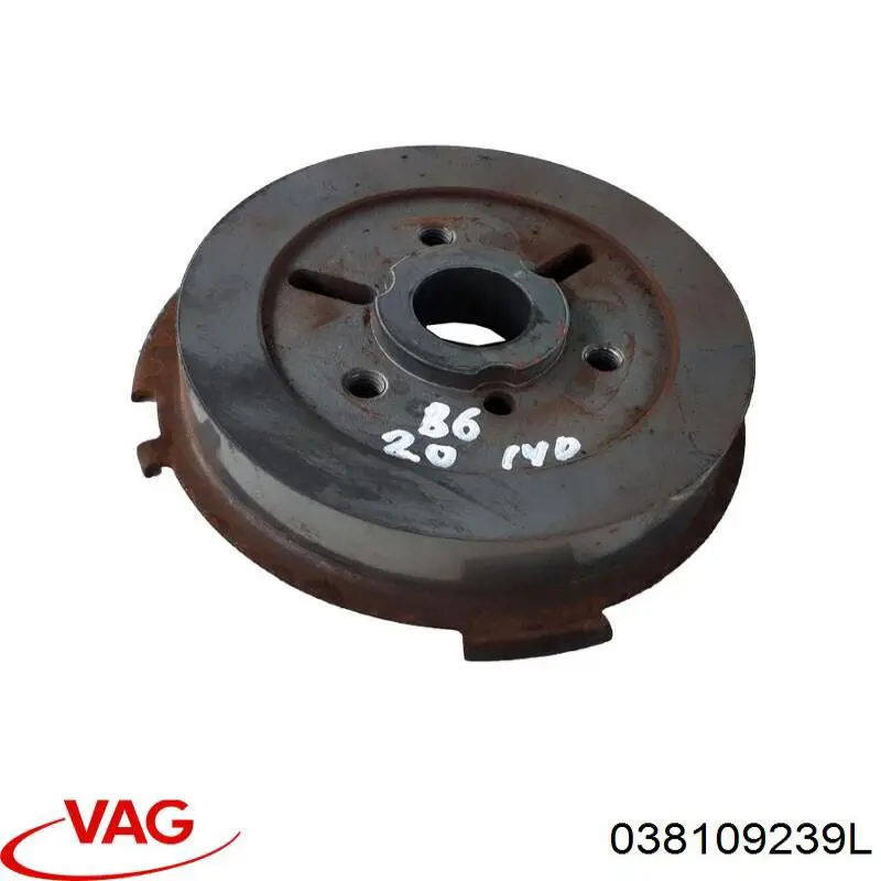 Фланець шестерні розподільного валу VAG 038109239L ціна, від 38.39 USD