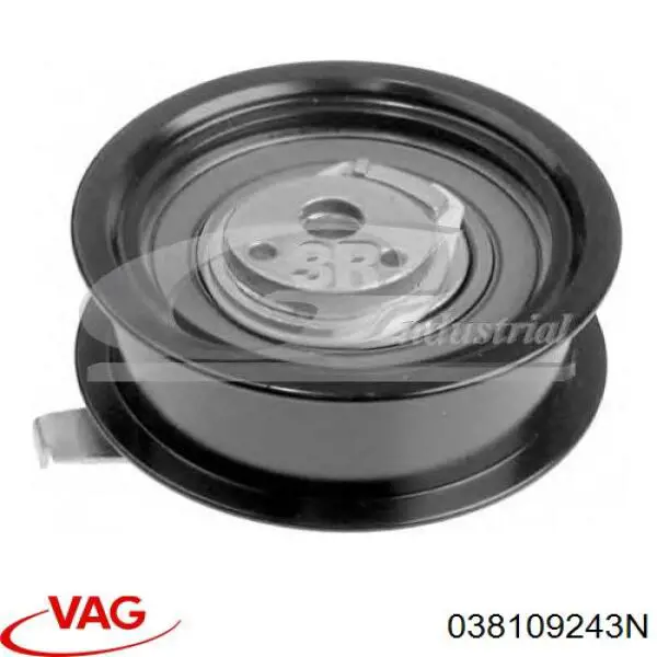 Ролик натяжителя ременя газорозподілу VAG 038109243N ціна, від 21.58 USD