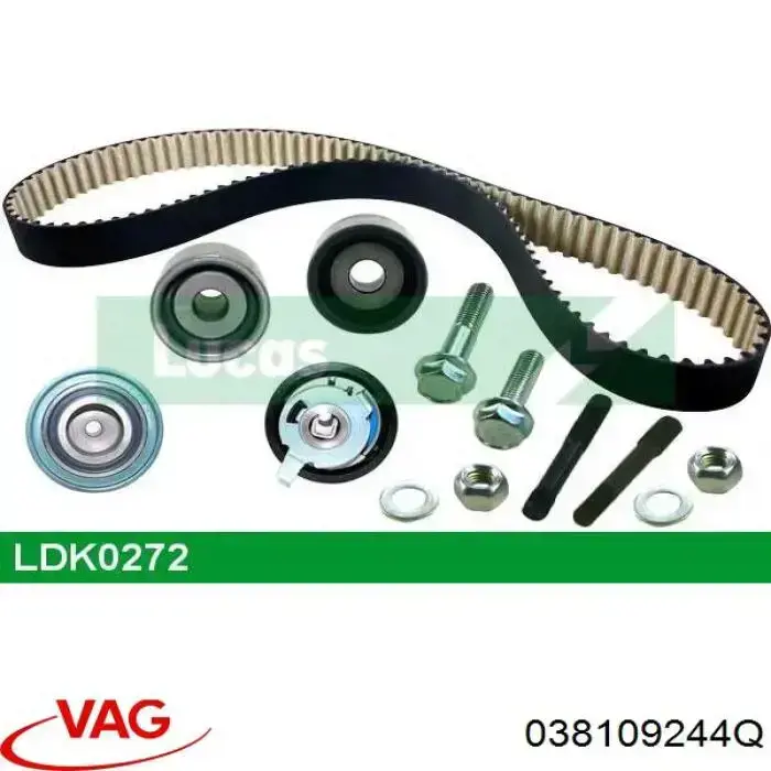 Ролик паразитний ГРМ 038109244Q VAG