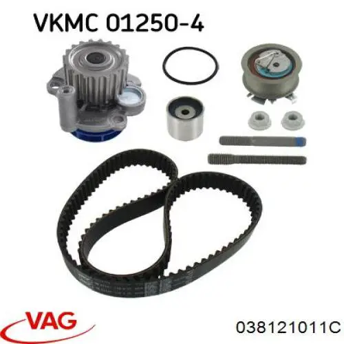 Помпа охолодження VAG 038121011C ціна, від 34.52 USD