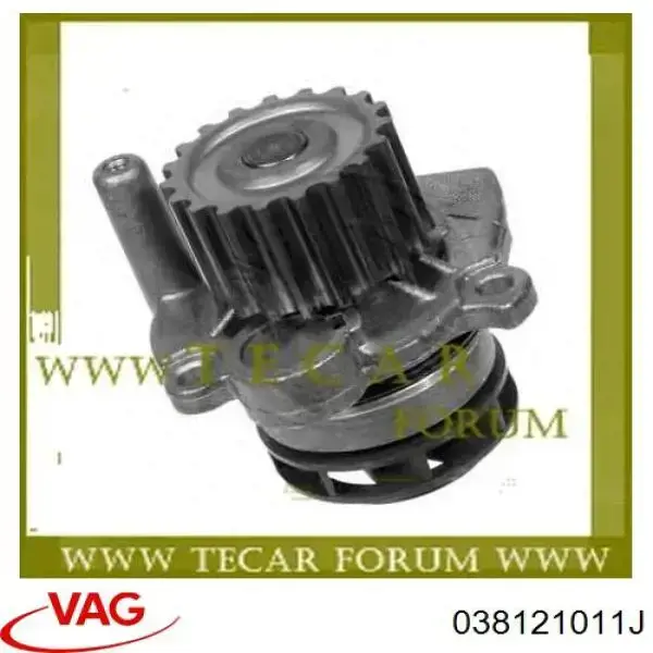 Помпа охолодження VAG 038121011J ціна, від 23.20 USD