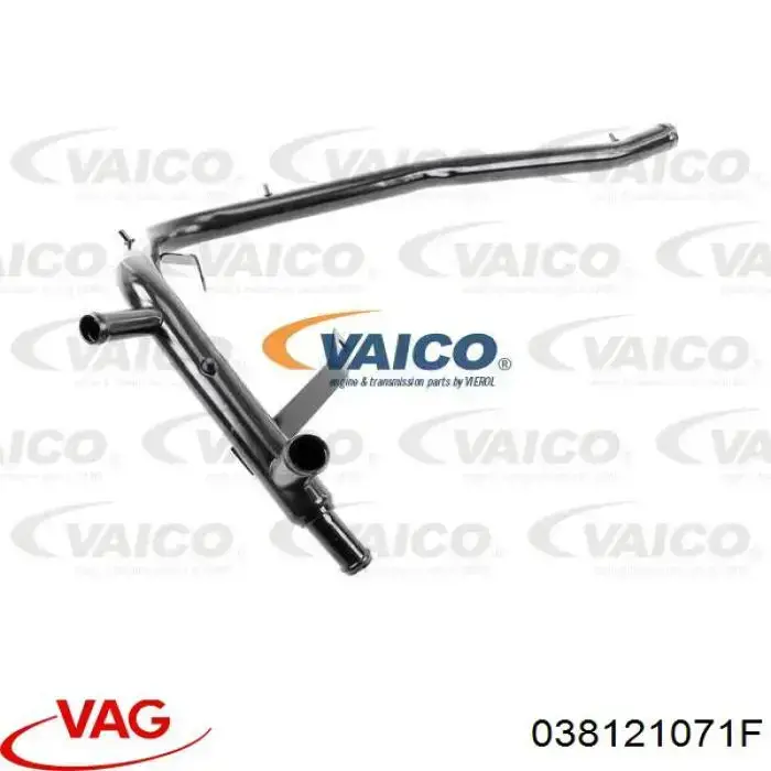 Шланг/патрубок системи охолодження VAG 038121071F ціна, від 10.28 USD