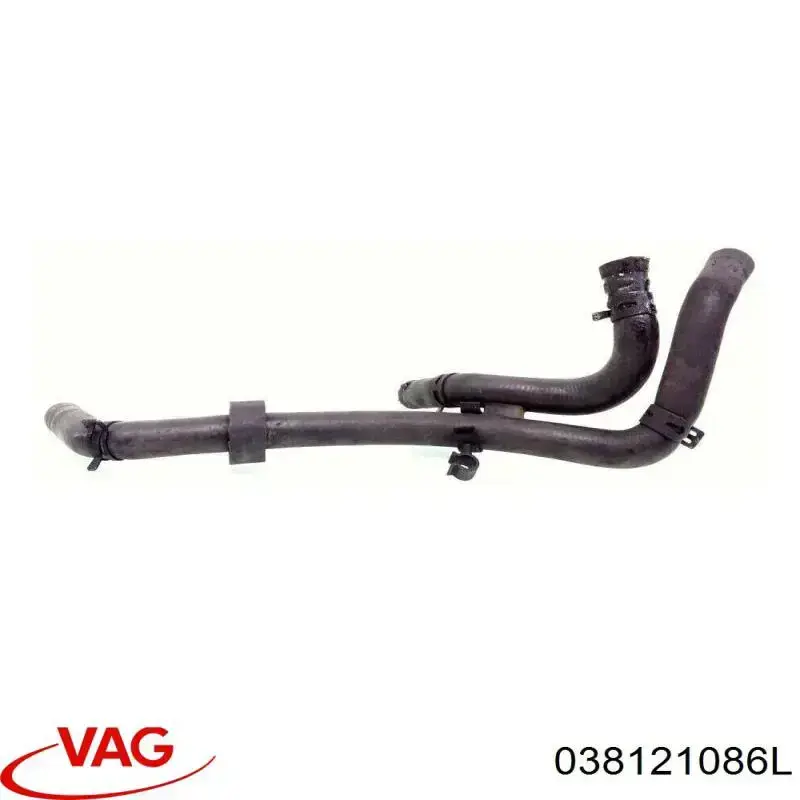 Шланг/патрубок системи охолодження VAG 038121086L ціна, від 25.09 USD