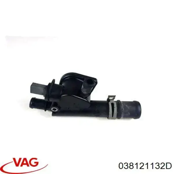 Фланець системи охолодження (трійник) VAG 038121132D ціна, від 5.07 USD