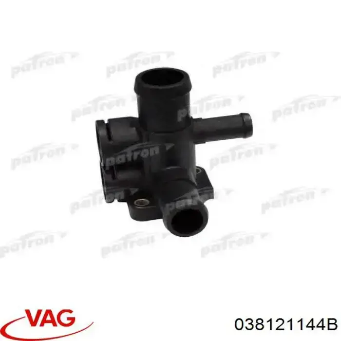 Купити 038121144B VAG Фланець системи охолодження (трійник)