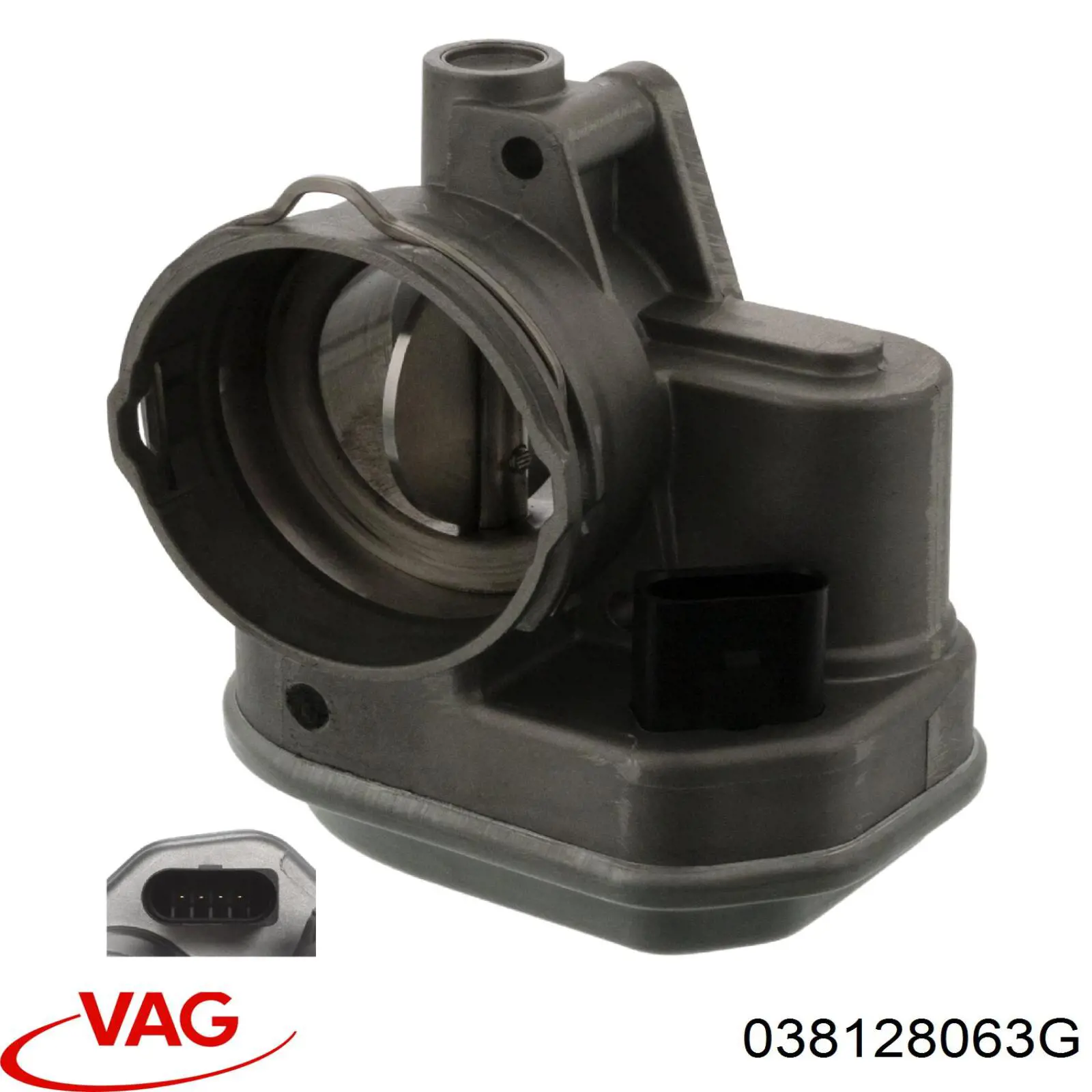 038128063G VAG Дросільна заслінка в зборі