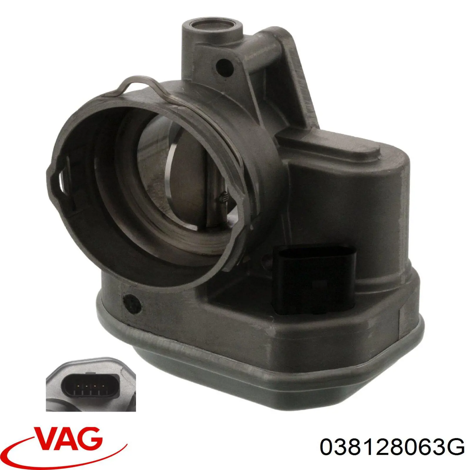 Дросільна заслінка 038128063G VAG