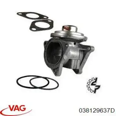 038129637D VAG Клапан рециркуляції відпрацьованих газів EGR