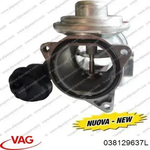 Клапан EGR VAG 038129637L ціна, від 16.51 USD