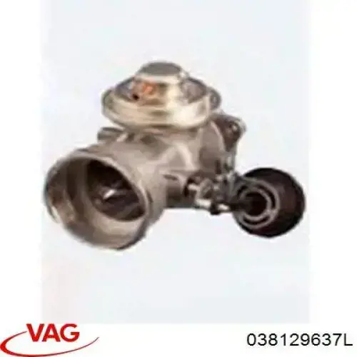 Клапан EGR VAG 038129637L ціна, від 15.64 USD
