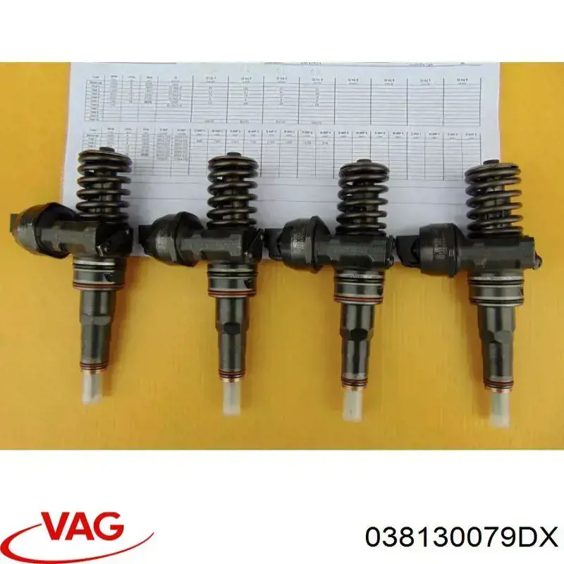 038130079DX VAG Форсунка вприску палива