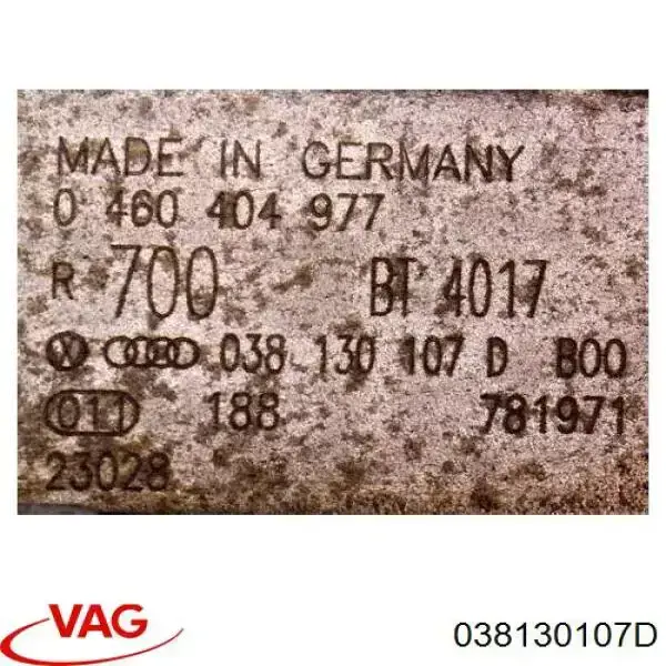 Купити 038130107D VAG Насос паливний високого тиску (ПНВТ) - DIESEL