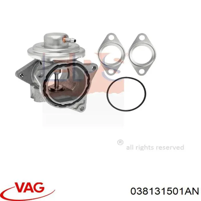 Клапан ЄГР 038131501AN VAG