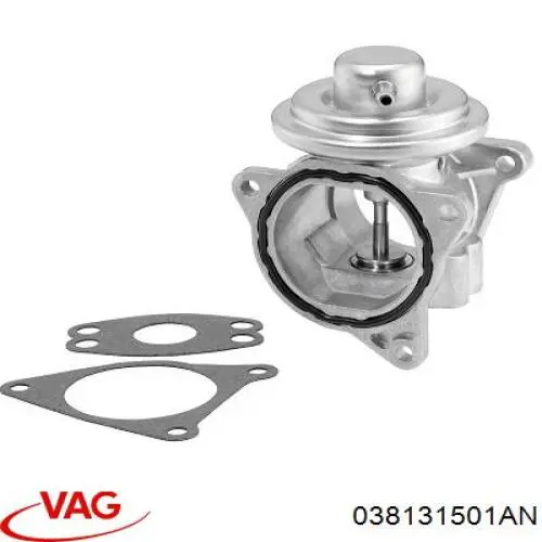 Клапан EGR VAG 038131501AN ціна, від 12.15 USD