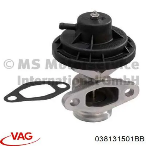 Клапан ЄГР 038131501BB VAG