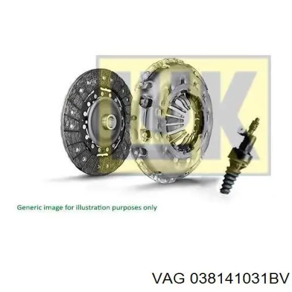 Купити 038141031BV VAG Диск зчеплення