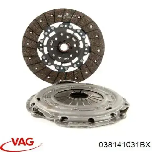 Диск зчеплення 038141031BX VAG